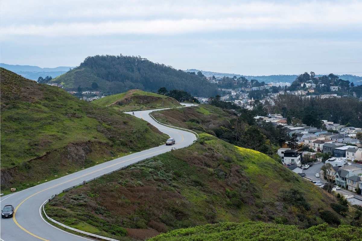 Collina ripida a San Francisco
