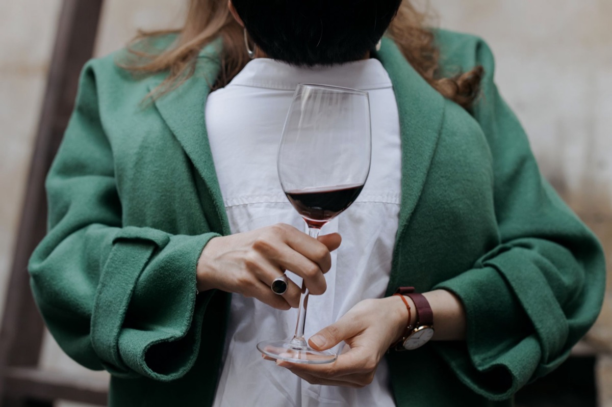 Dégustation de vin : verre à vin