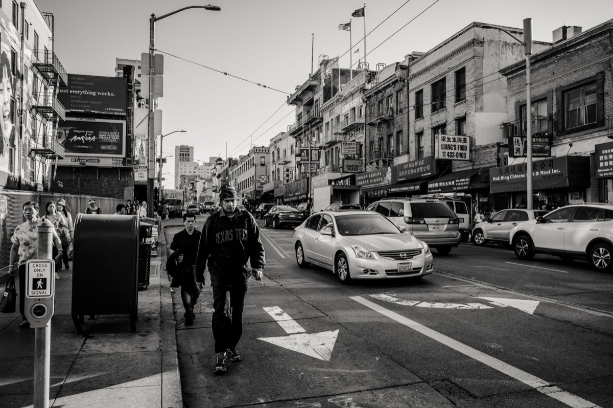 strade di san francisco, auto, pedoni
