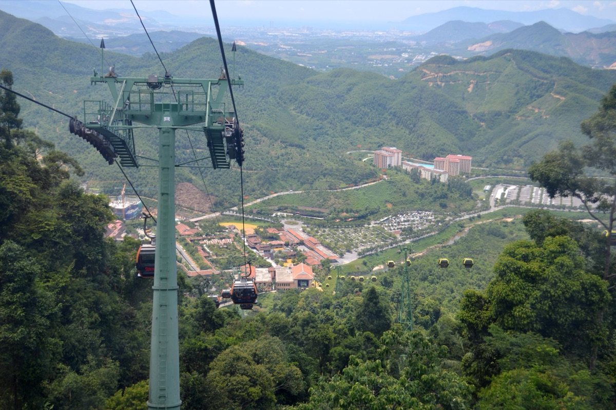 Cable car station sign
