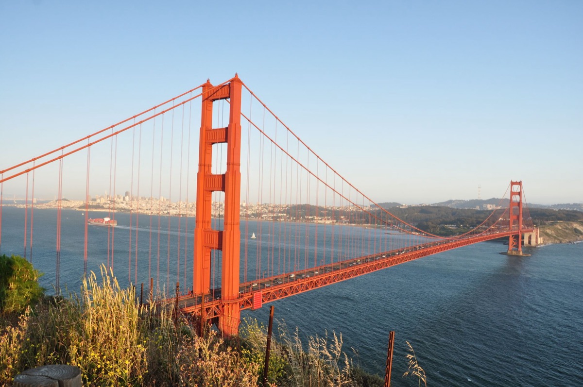 Goldene Tore Brücke aus BART Station