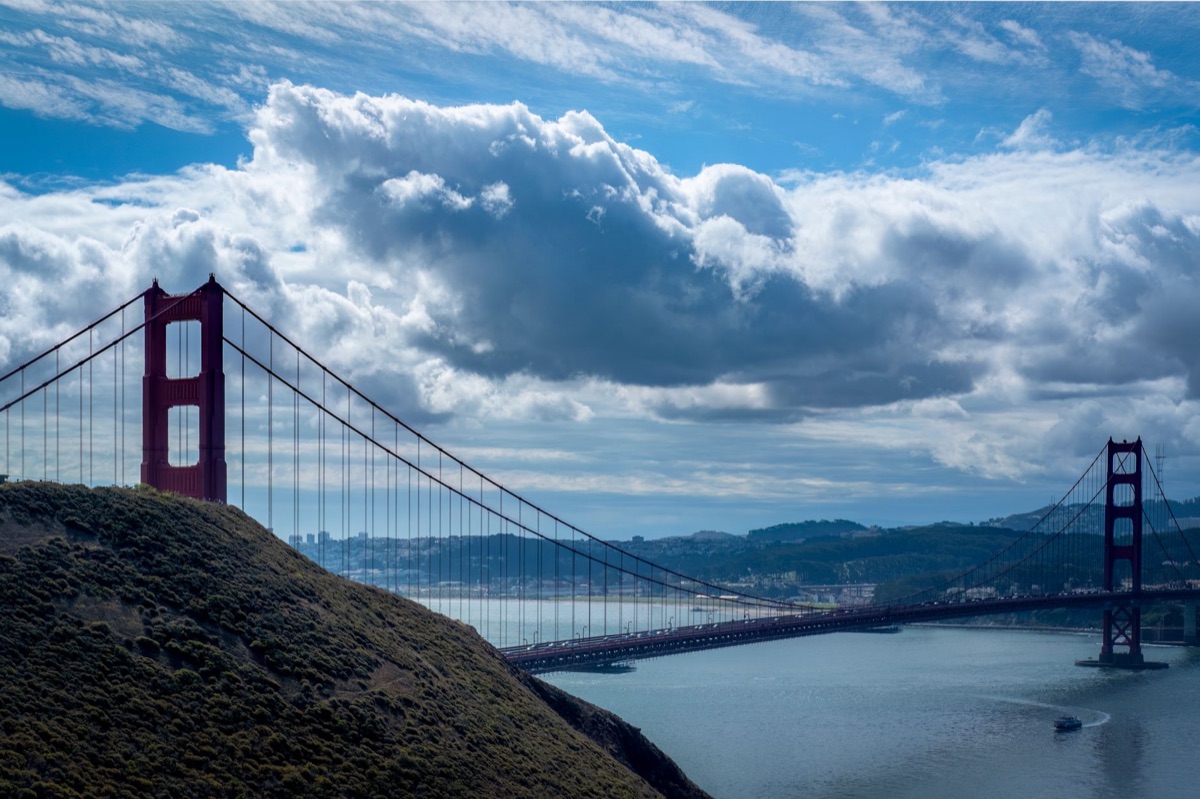 Golden Gate Bridge alle diverse ore del giorno