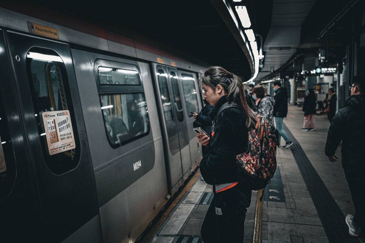 plataforma de trem muni em sanfrancisco