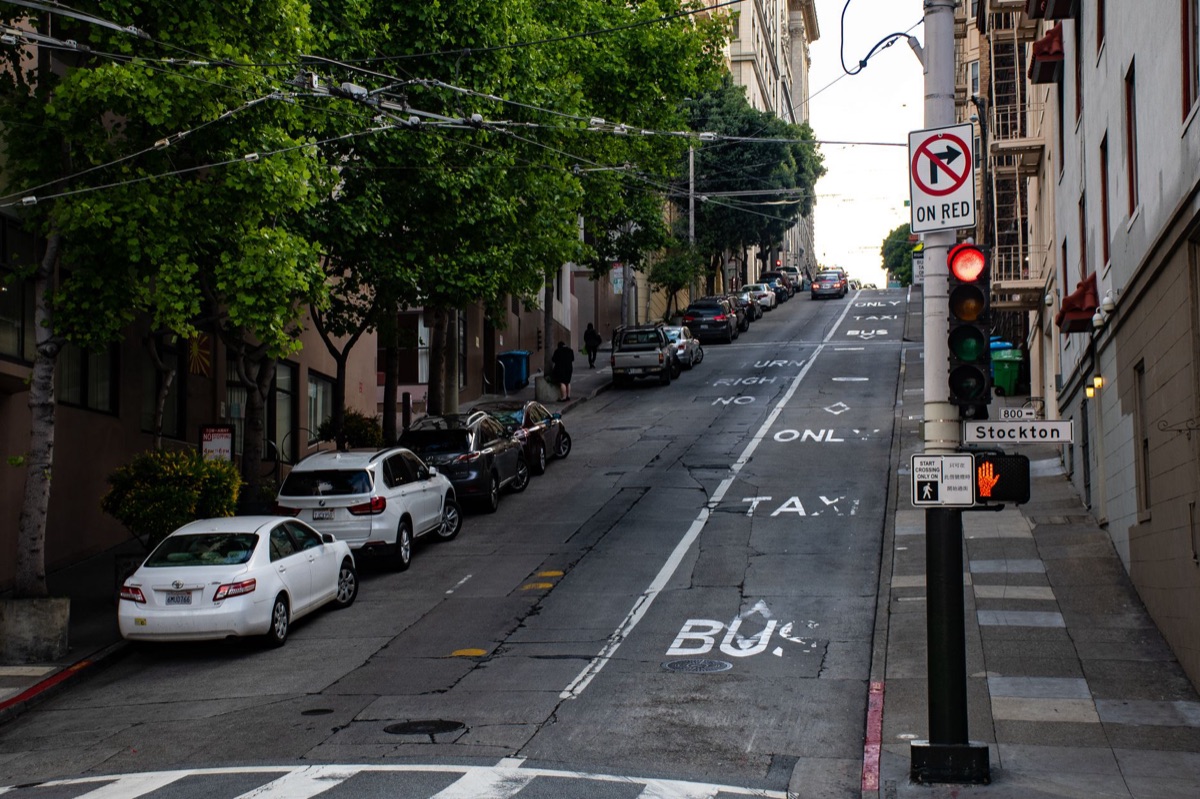 San Francisco straatverlichting